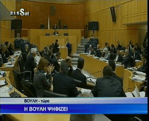 Cyprus parliament, after approving bailout legislation