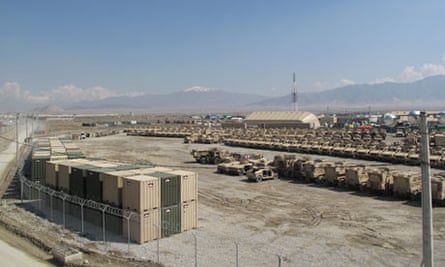 American MRAP vehicles in Afghanistan
