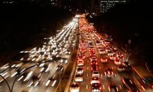 Car light trails