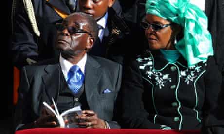 Robert Mugabe at pope's inauguration