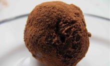 Paul A Young's chocolate truffle