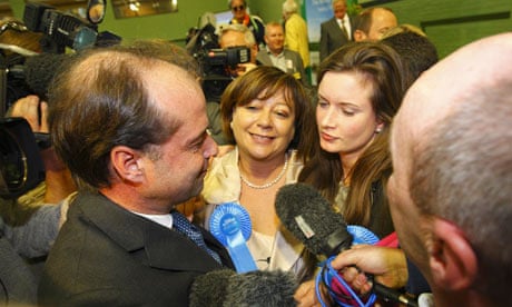Maria Hutchings after the Eastleigh poll