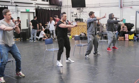 The Big Reunion: Blue in rehearsal.