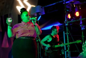 Adelaide Festival day nine: Kira Puru and the Bruise perform in Barrio on Friday night