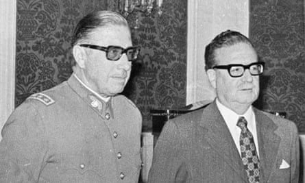 Augusto Pinochet and Salvador Allende