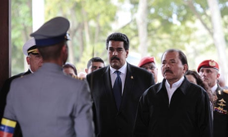 Nicolás Maduro and Daniel Ortega