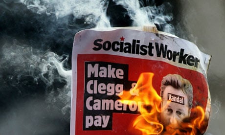 Socialist Worker protest