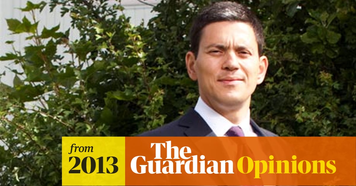david miliband and the debasement of british politics aditya chakrabortty the guardian
