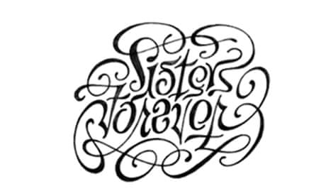 Ambigram True Love