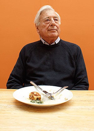 Michael Freedland, empty plate