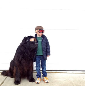 One boy and his dog: Julian Becker and Max the dog