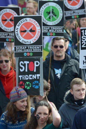 anti-trident demo Glasgow