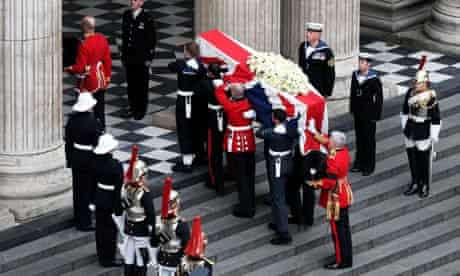 The Falklands funeral: how Margaret Thatcher's military legacy was  reflected | Margaret Thatcher | The Guardian