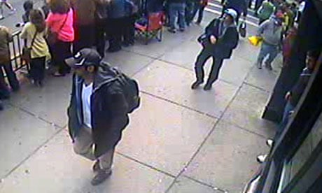 FBI handout images of Boston bombing suspects