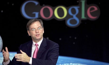Eric Schmidt defends Google tax affairs, saying firm was key to UK growth