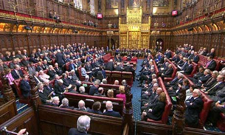 House Lords chamber