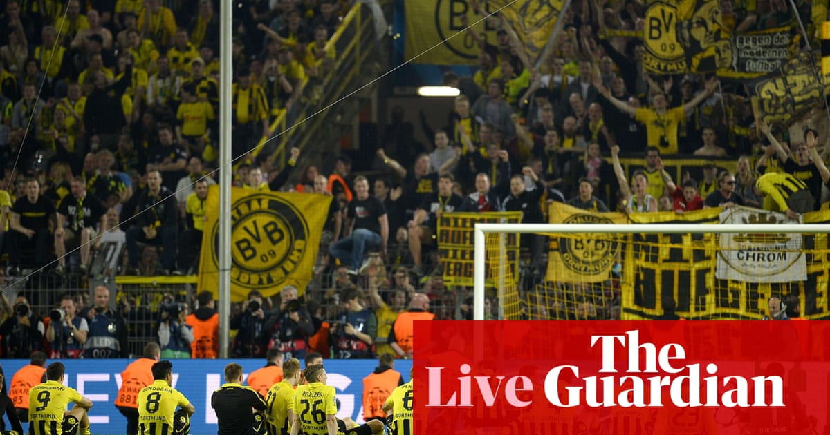 Borussia Dortmund 4 1 Real Madrid As It Happened Football The Guardian