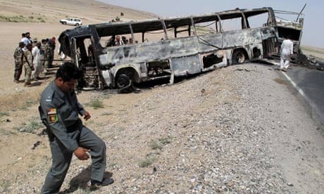 Bus crash in Afghanistan