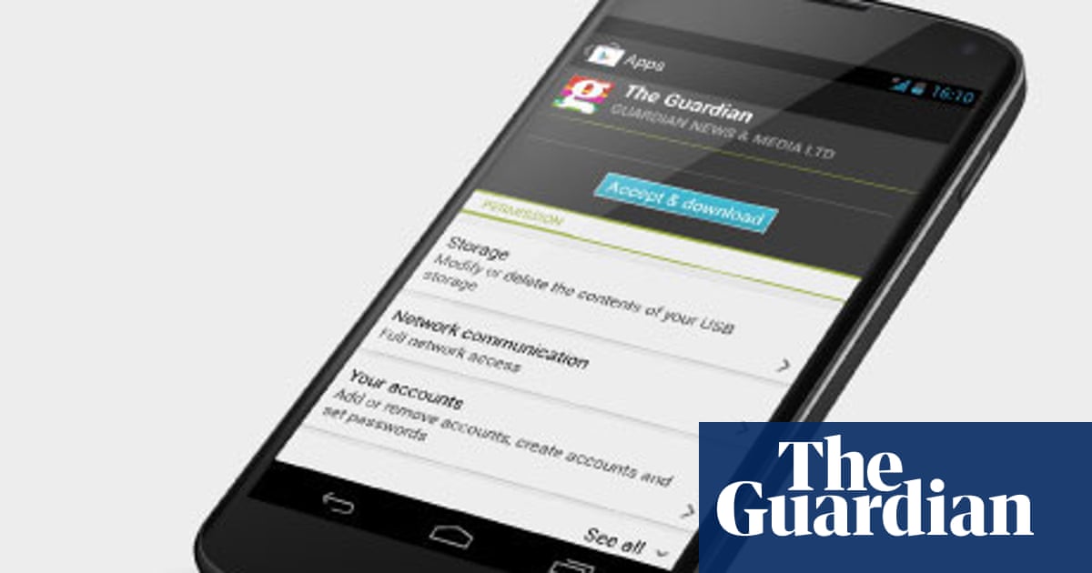Guardian Android app being open about permissions Guardian mobile
