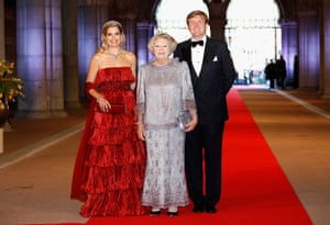 Netherlands inauguration: Queen Beatrix Of The Netherlands hosts a dinner