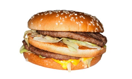 McDonald's big mac beef burger