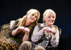 Week on stage: Imogen Stubbs (Niamh) and Amanda Daniels (Grace) 