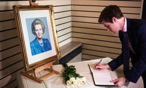 In Margaret Thatcher S Hometown A Solitary Bouquet Of Tulips Politics The Guardian
