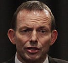 Tony Abbott, Australia's opposition leader