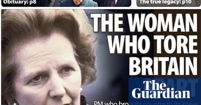 Margaret Thatcher's death on newspaper front pages – in pictures ...