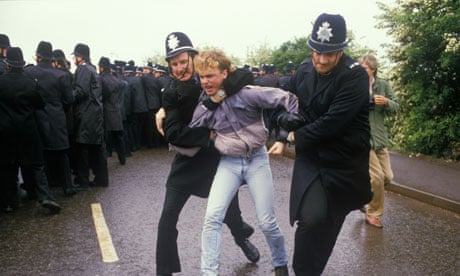 Miners Strike Orgreave Near Rotherham Yorkshire