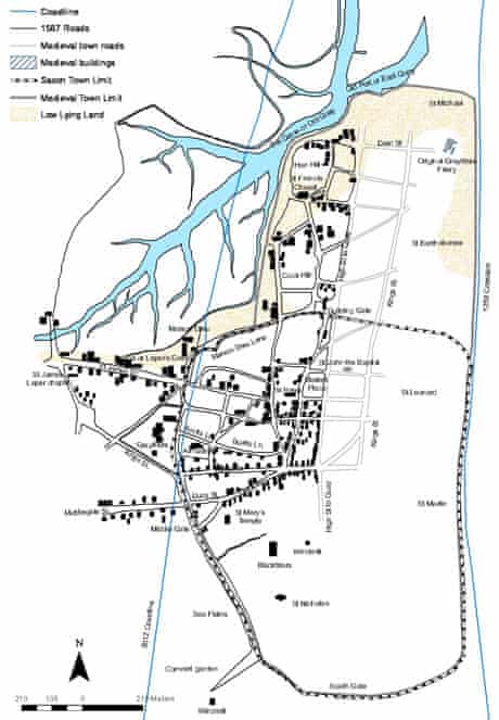 Archaeologists Map Lost Medieval Suffolk Town Of Dunwich Under The Sea Archaeology The Guardian