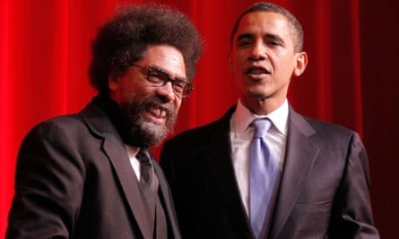 Cornel West with Barack Obama in 2007