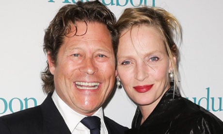 Donor Arpad Busson and wife Uma Thurman