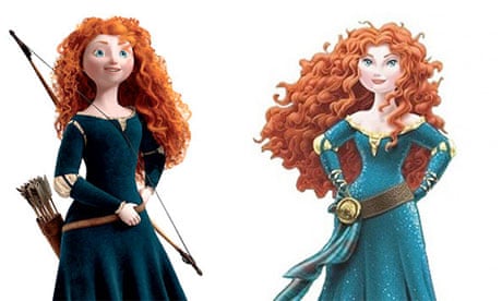 Brave Director Criticises Disney S Sexualised Princess Merida Redesign Film The Guardian