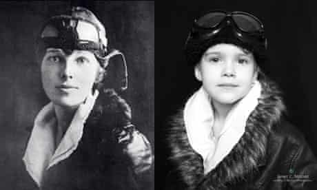 Emma as Amelia Earhart