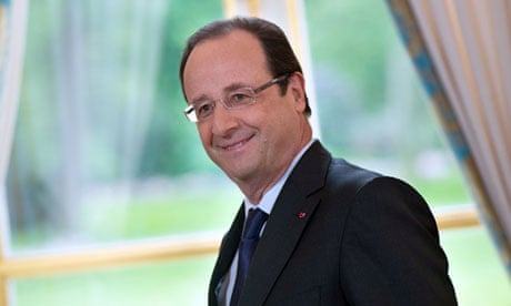 France's President Francois Hollande smi