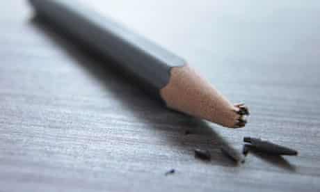Pencil with broken lead. Image shot 2006. Exact date unknown.