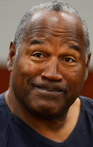 O. J. Simpson in Clark County District Court in Las Vegas, Nevada, on the second day of an evidentiary hearing. Simpson, the ex-football star famously acquitted of murder in 1995, appeared in court seeking a new trial in a Las Vegas armed robbery case that sent him to prison as witnesses testified to what they said were blunders by his lawyer.