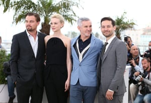 Gatsby photocall: Leonardo DiCaprio, Carey Mulligan, director Baz Luhrmann and Tobey Maguire
