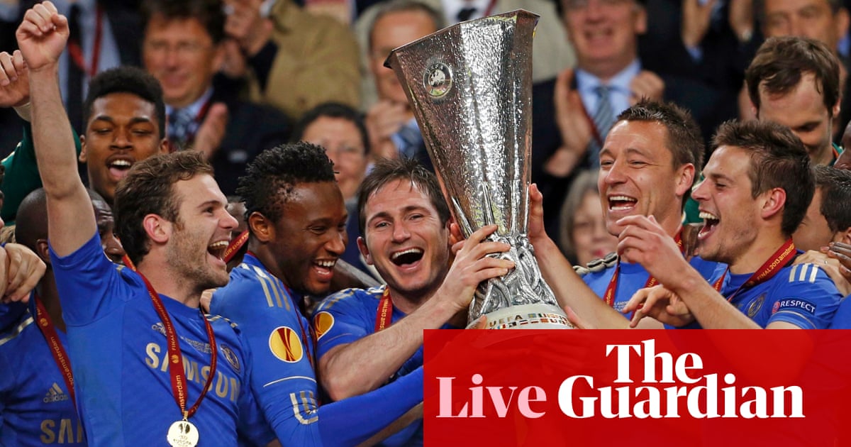 Chelsea V Benfica Europa League Final As It Happened Football The Guardian Chelsea V Benfica Europa League Final As It Happened Football The Guardian