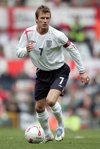 David Beckham A Career In Hairstyles In Pictures Football The Guardian