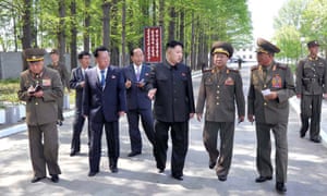Meanwhile this picture has been released from North Korea's official Korean Central News Agency showing North Korean leader Kim Jong Un inspecting a factory of the Korean People's Army, producing varieties of foodstuff at undisclosed place in North Korea.