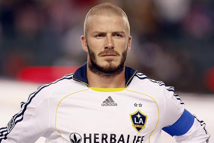 David Beckham A Career In Hairstyles In Pictures Football