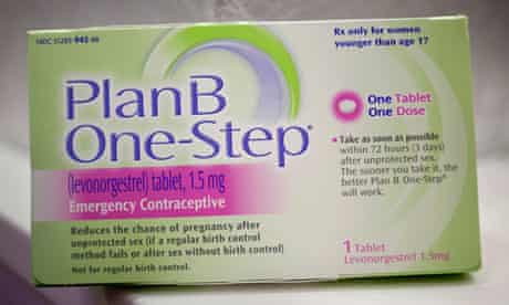 Plan B One-Step emergency contraceptive box