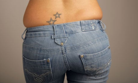 A muffin top? Yummy. No, such names for women's body parts are