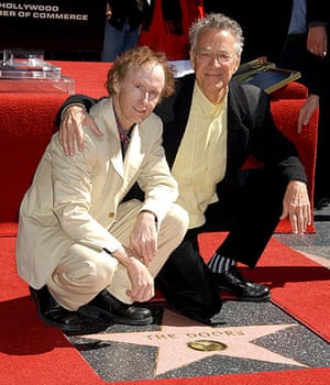 Ray Manzarek: Robby Krieger and Ray Manzarek on the Hollywood Walk of Fame
