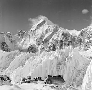 Everest Base Camp with Lingtren behind