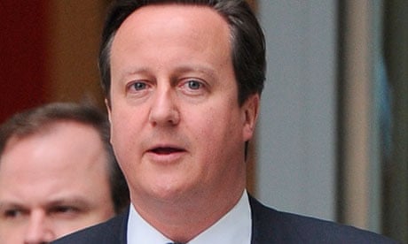 David Cameron at BBC studios in London on 22 May 2013