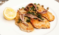 Angela Hartnett’s pork escalopes with anchovies and capers