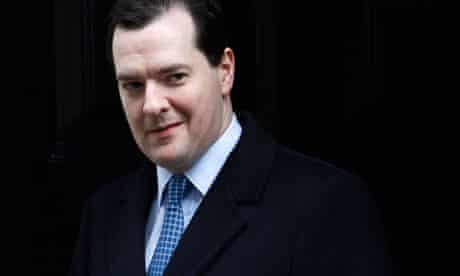 George Osborne leaving Downing Street